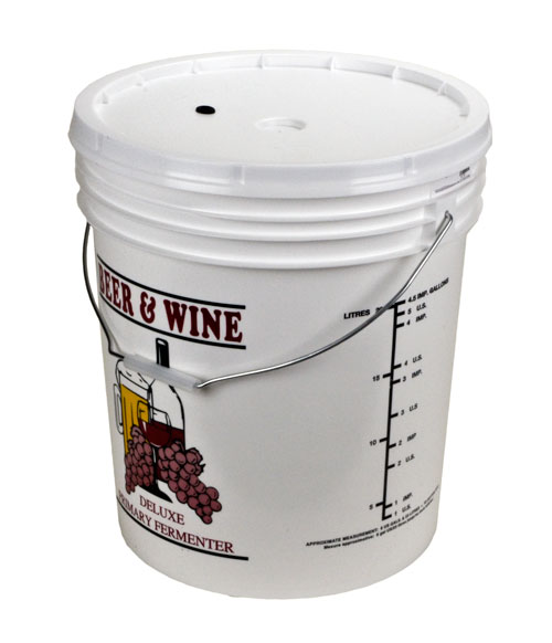 7.9 Gallon Bucket Fermenter Kit, Food Grade Plastic Fermenter, Wine Kit  Fermenter, Includes Lid, Spigot, Airlock