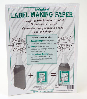 Plain Label Paper: White (1)