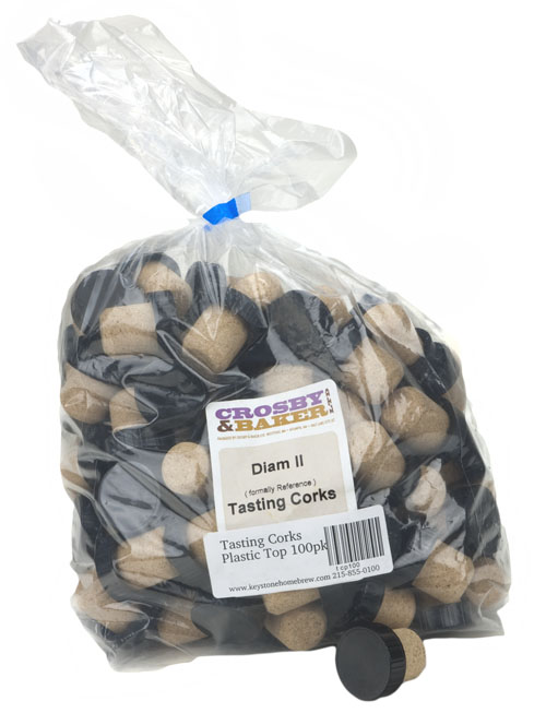 Tasting Corks: Plastic Top 100pk (1)