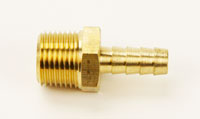 Hose Stem: 1/2 x 3/8 (Brass) (1)