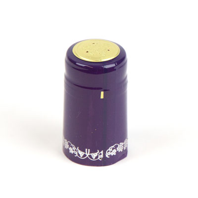 Heat Shrink Cap: Purple w/sg (30) (1)