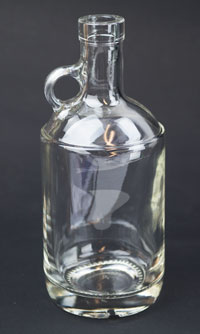 750ml Moonshine Jug:Clear Single Bottle (1)