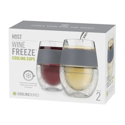 FREEZE Cooling:Plastic Wine Glasses (1)