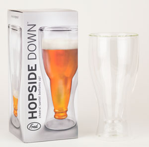 Hopside Down:Beer Bottle Glass (1)