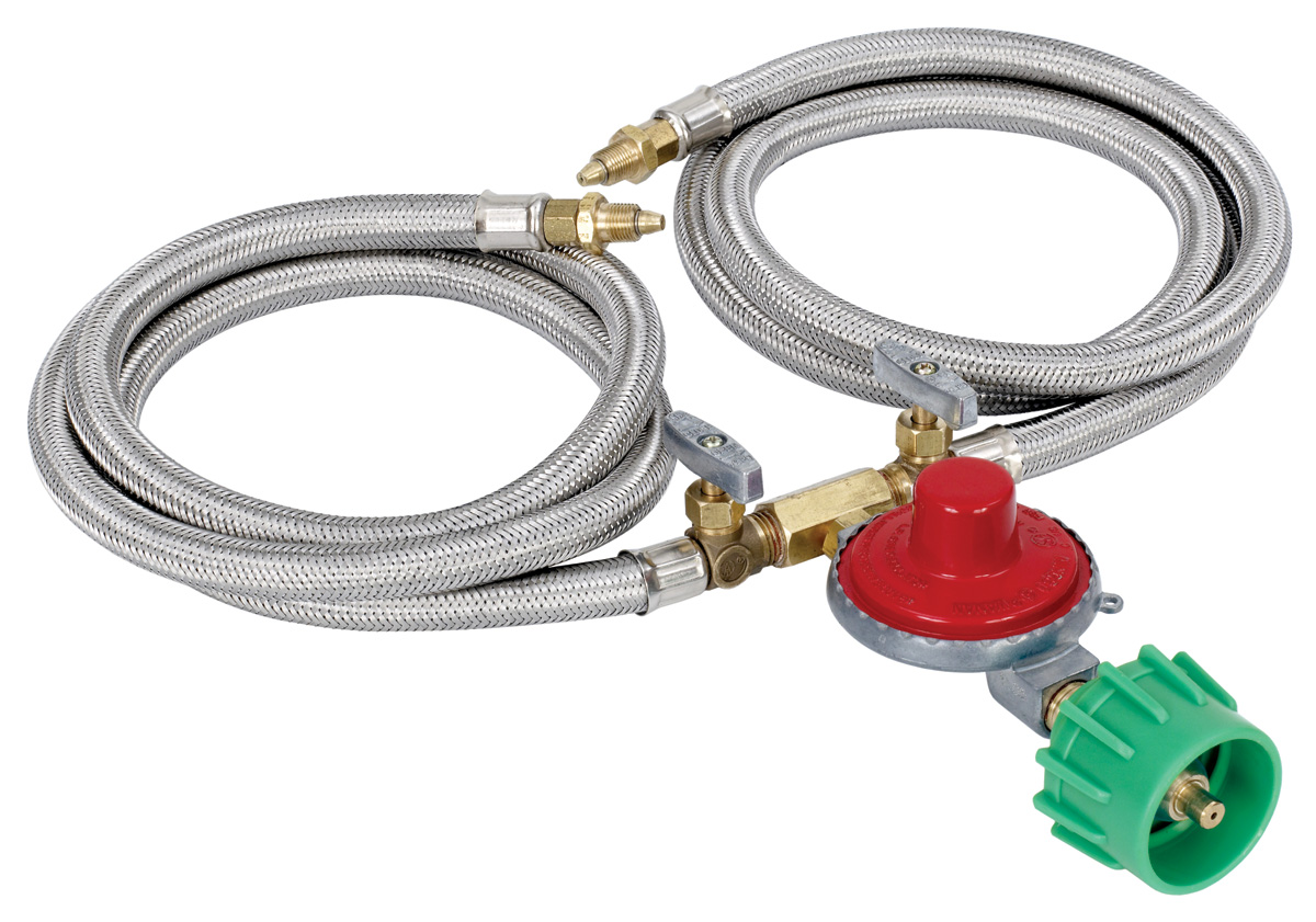 Bayou Regulator:Propane Split w/Hose (1)