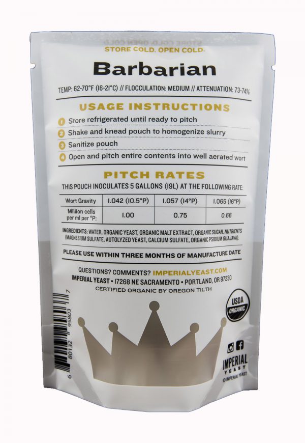Imperial Beer Yeast, A04 Barbarian-126154