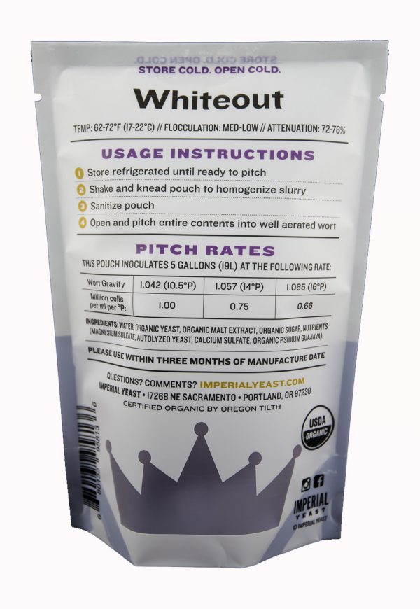 Imperial Beer Yeast, B44 Whiteout-126173