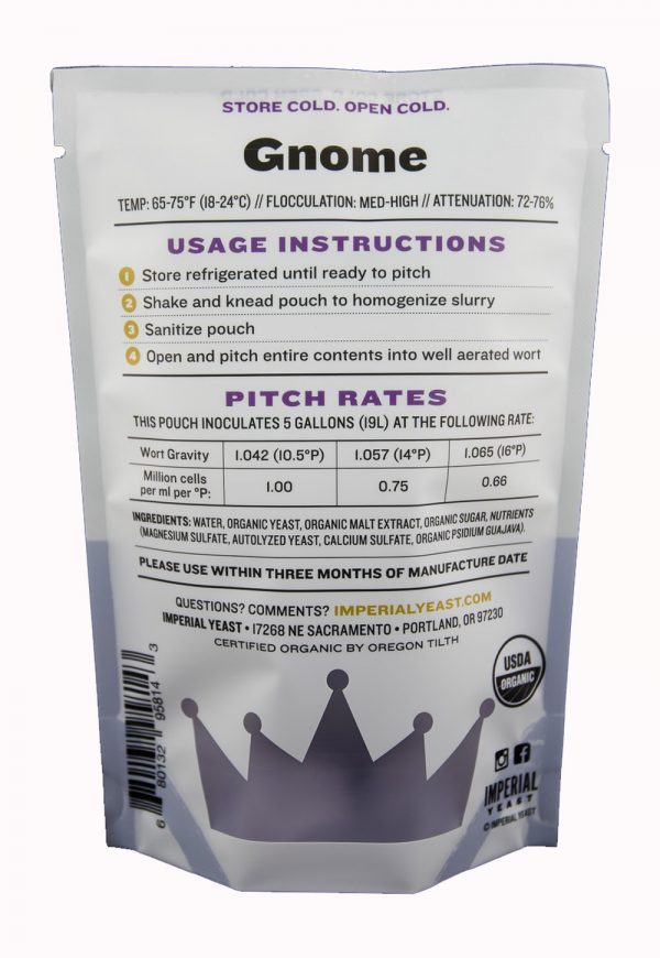 Imperial Beer Yeast, B45 Gnome-126176
