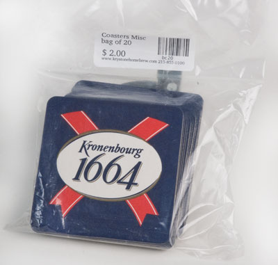 Sleeve of 120 :Newcastle coasters (1)