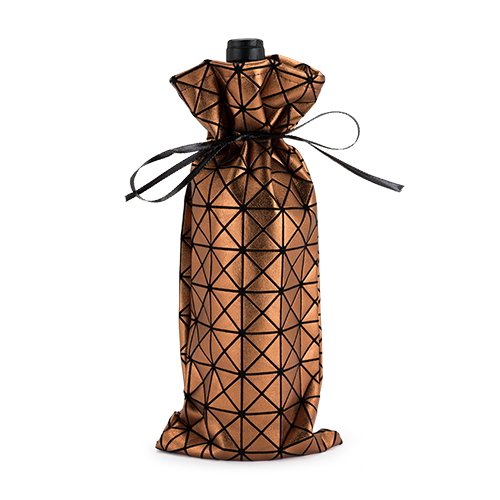 Copper Geo Sack:Bottle Gift Bag (1)