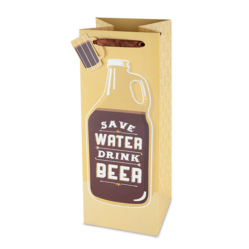 Save Water Drink:Beer Growler Bag (1)