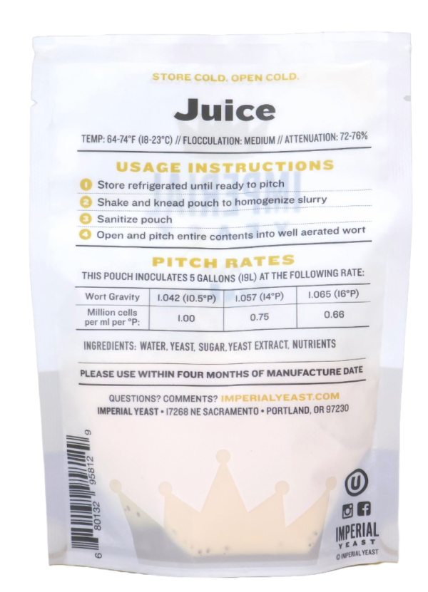 Imperial Beer Yeast, A38 Juice - Image 2