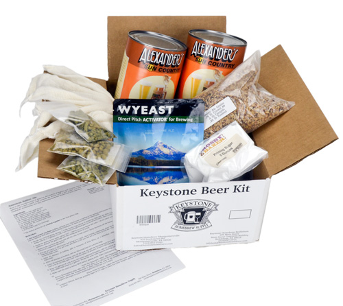 Brewing kit Lager recipe pack Allgrain Brewing All Grain Home Brew Kit 