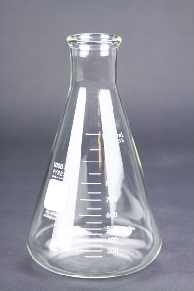 1000 ml Erlenmeyer: Pyrex Flask (1)