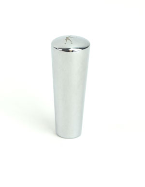 Faucet Knob:Tapered Stainless (1)