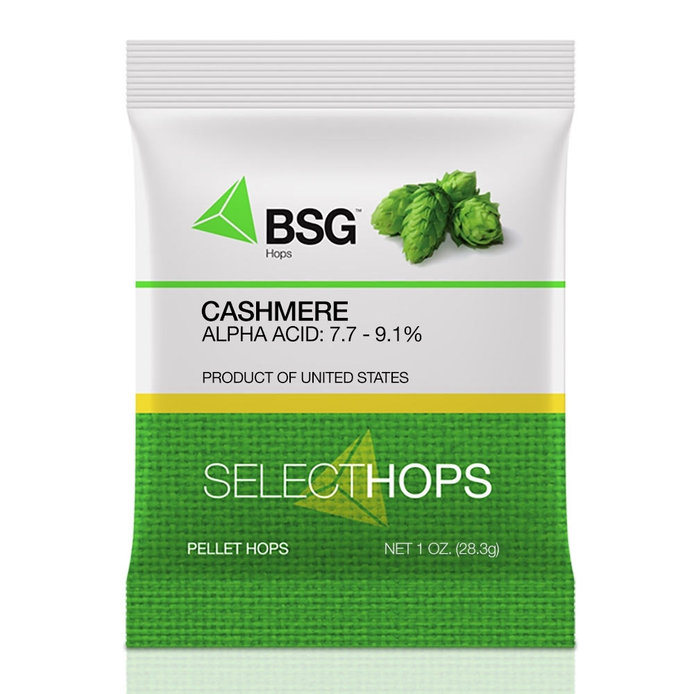 Cashmere Hop Pellets 7.7-9.1% AA, 1 oz-0