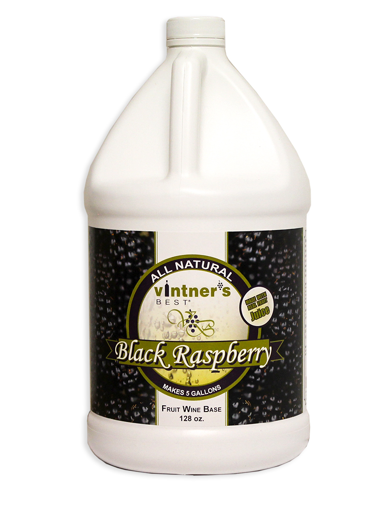 Vintner's Best Black Raspberry Fruit Wine Base, 128 oz.-0
