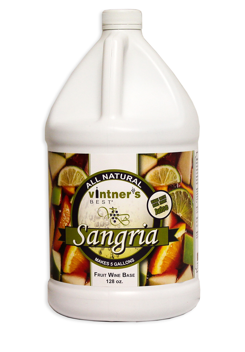 Vintner's Best Sangria Fruit Wine Base, 128 oz.-0