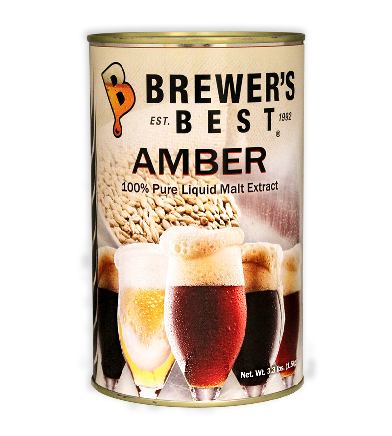 Brewer's Best Amber Liquid Malt Extract, 3.3 lb-0