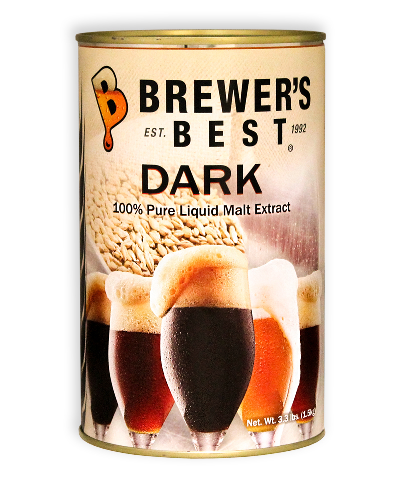 Brewer's Best Dark Liquid Malt Extract, 3.3 lb-0