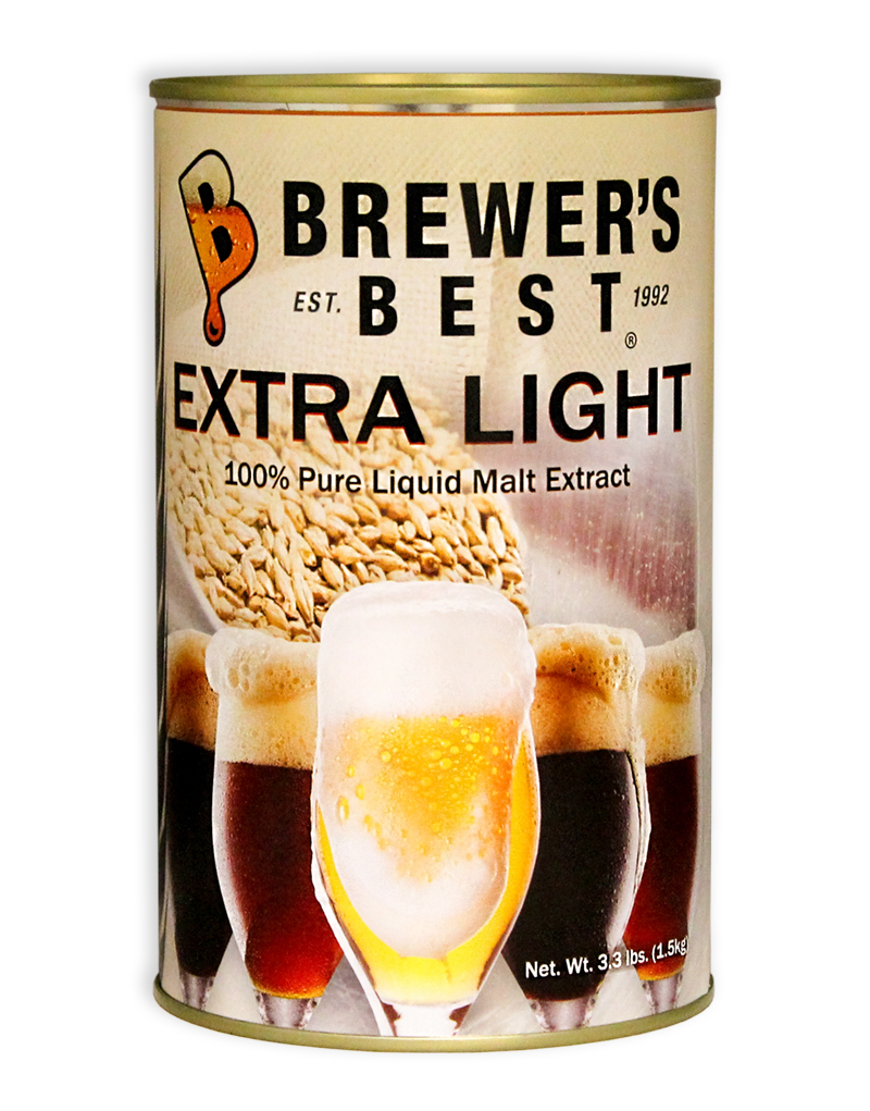 Brewer's Best Extra Light Liquid Malt Extract, 3.3 lb-0