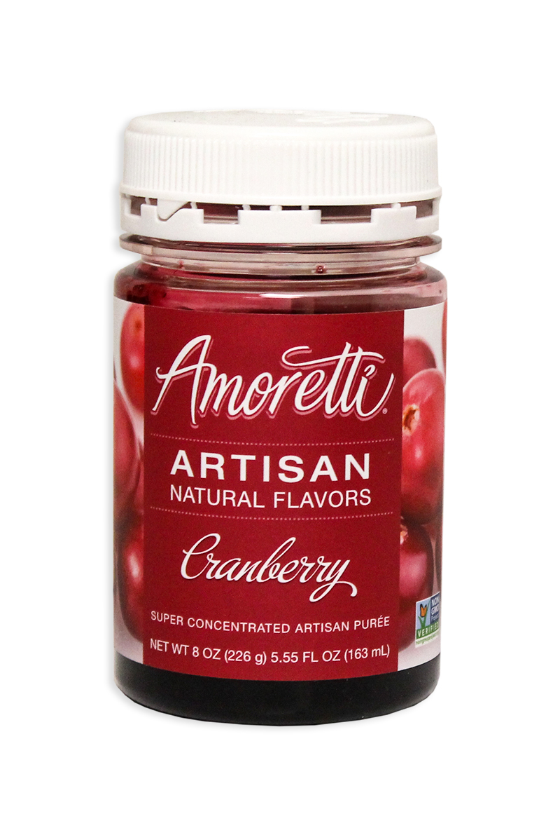 Amoretti Cranberry Fruit Puree, 8oz.-0