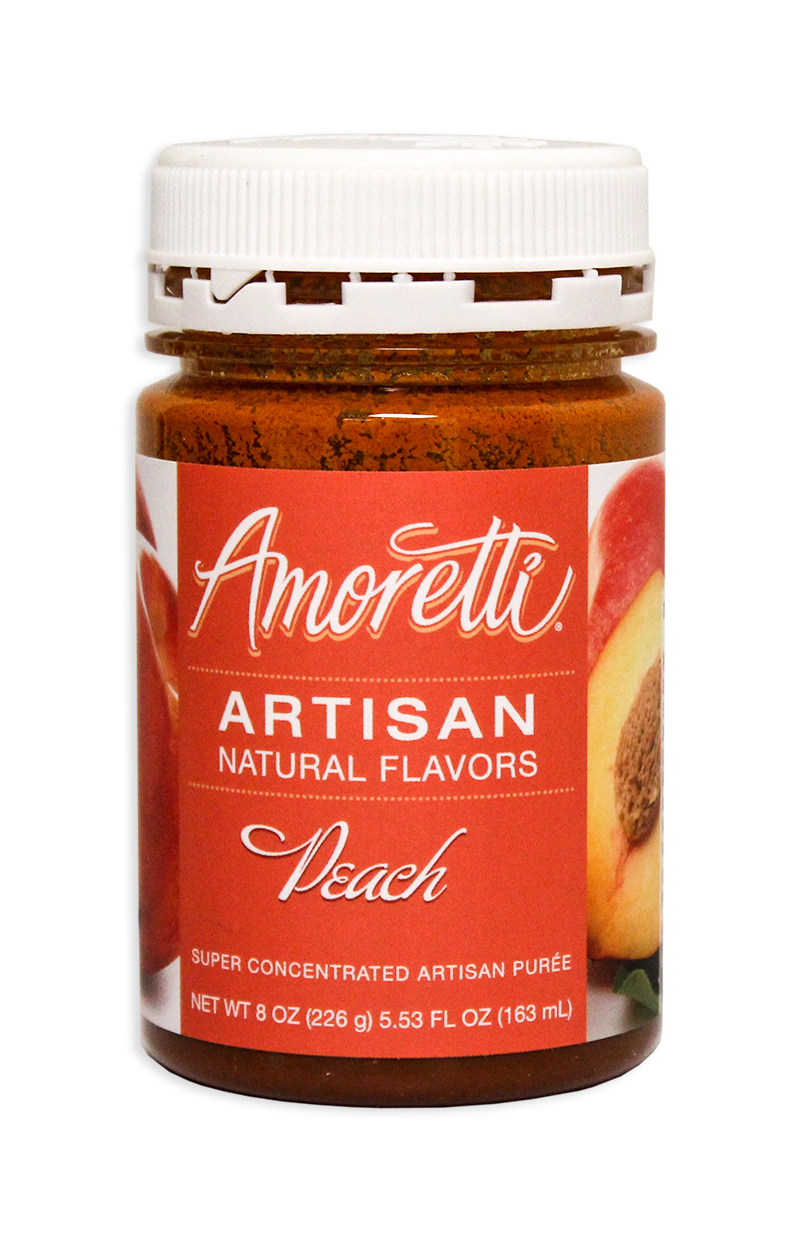 Amoretti Peach Fruit Puree, 8oz.-0