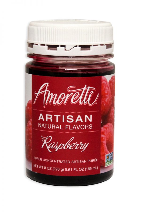 Amoretti Raspberry Fruit Puree, 8oz.-0