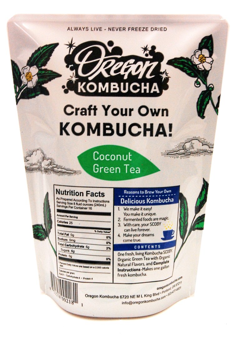 Oregon Kombucha Kit, Coconut Green Tea-0