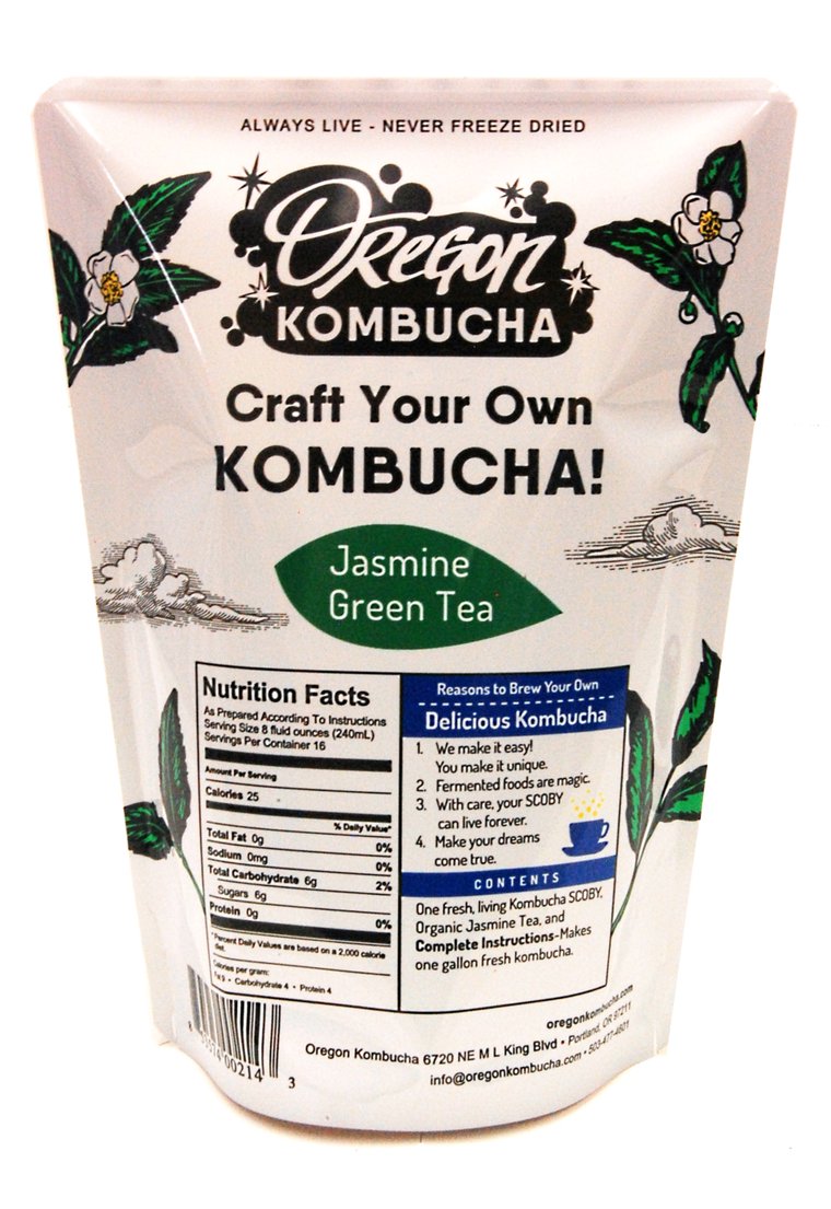 Oregon Kombucha Kit, Jasmine Green Tea-0