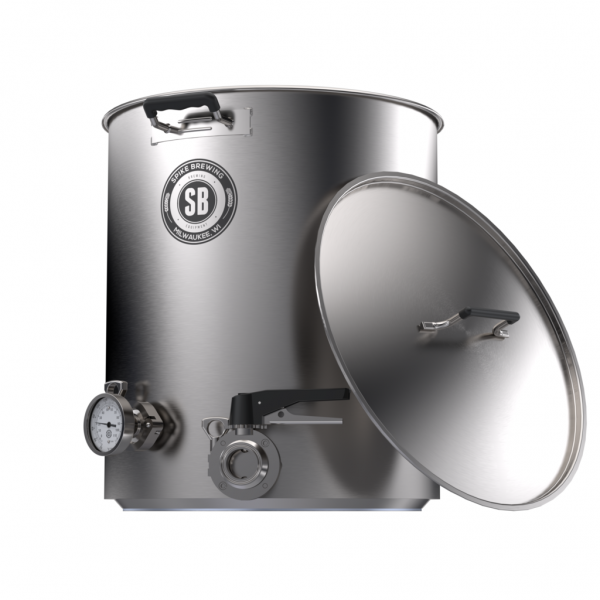 Spike+ Brewing Kettle V4, 20 Gallon, Two Tri-Clamps-0