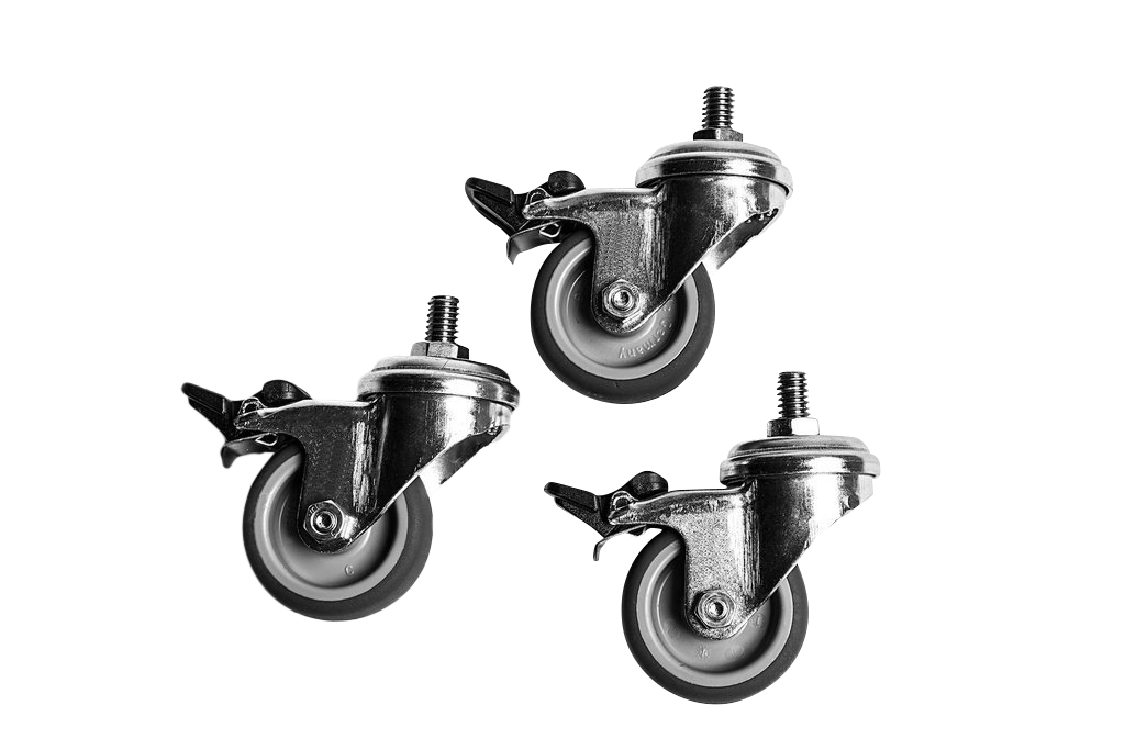 Spike Brewing, Conical Unitank Caster Wheels, Set of 3-0