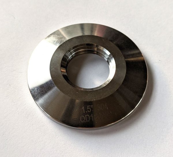 Tri-Clamp low profile 1.5 inch, 1/2 inch FNPT