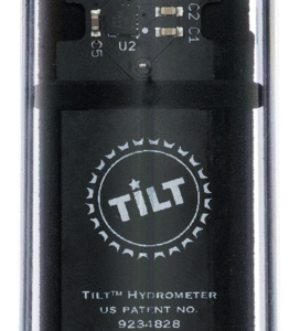 Tilt Hydrometer and Thermometer, Black