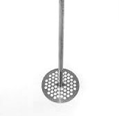 Must Plunger, 48 in. long, 10 in. disk, Stainless Steel