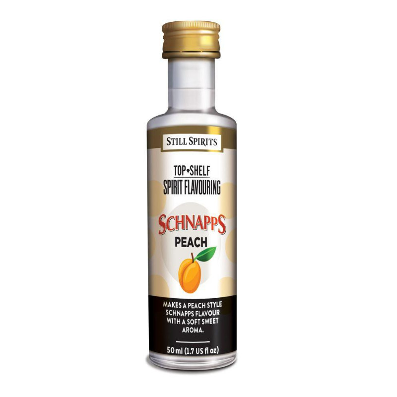 Top Shelf Peach Schnapps Liqueur Essense, 50 ml