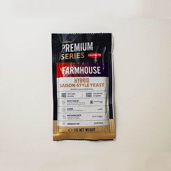 Lallemand Farmouse Hybrid Saison Beer Dry Yeast, 11 g