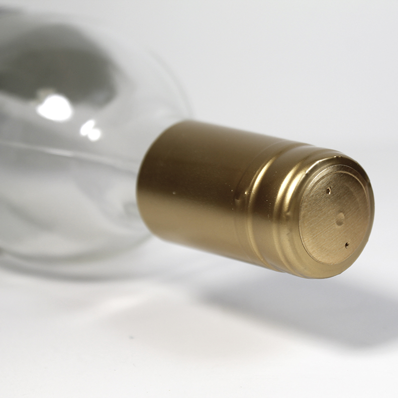 Heat shrink cap: Gold 500 count