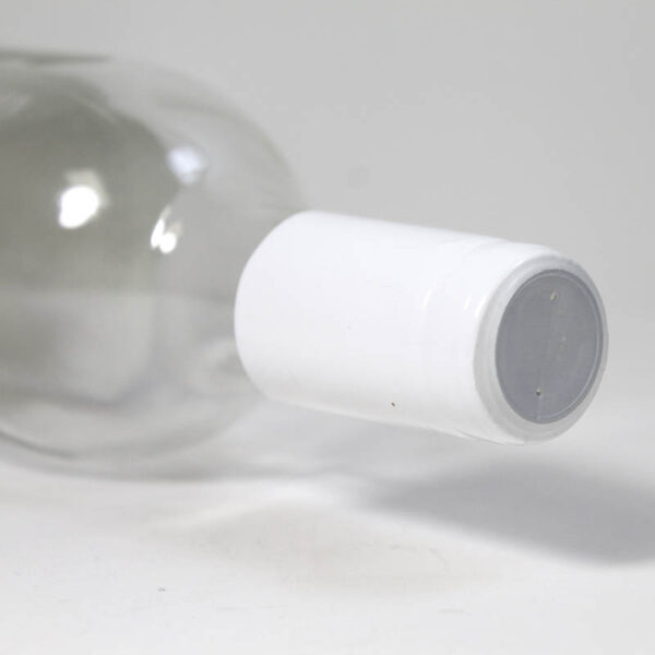 Heat shrink cap: White 500 count