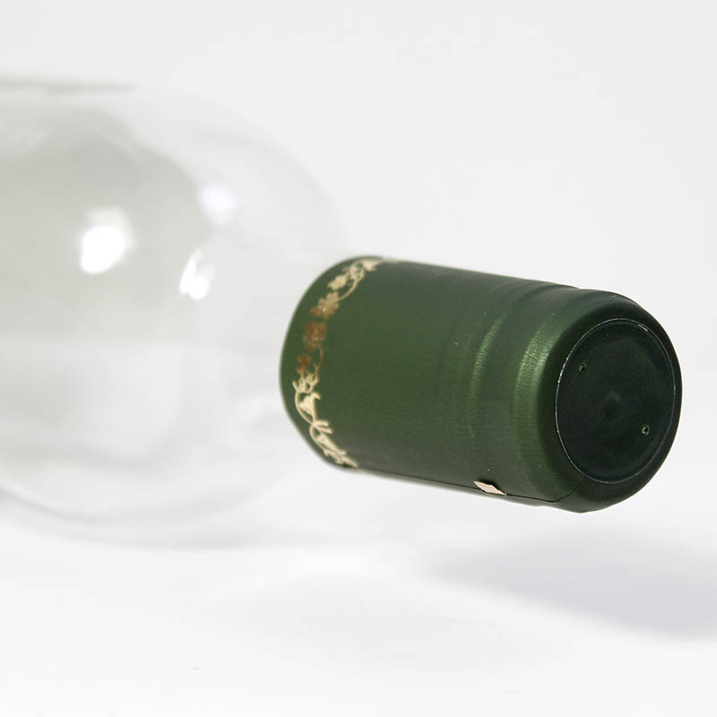 Heat shrink cap: Green w/gg 500 count