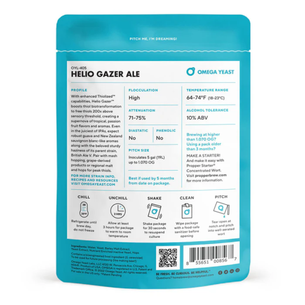 Omega Beer Yeast, Helio Gazer - Image 2