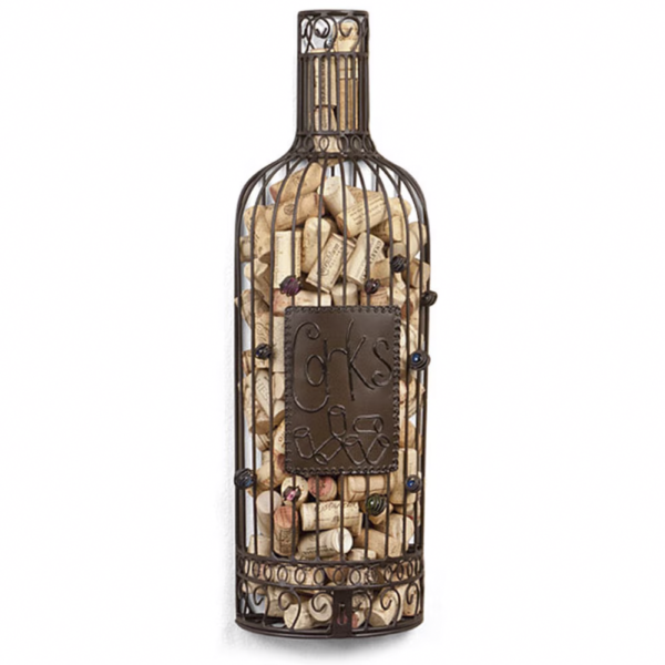 Cork Cage Bottle Wall