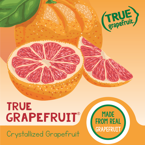 True Citrus,  True Grapefruit Crystalized Flavoring, Made from Real Grapefruit