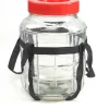 Glass 2.3 Gallon, Wide Mouth Carboy w/ Lid and Harness - Image 2